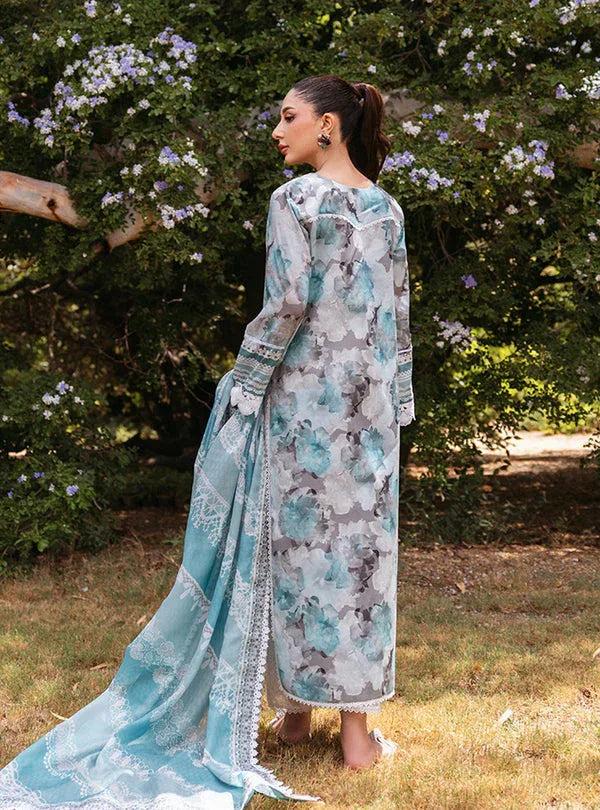 Zainab Chottani | Tahra Lawn 24 | ZINNIA - D 3B - Aqsa Fabrics