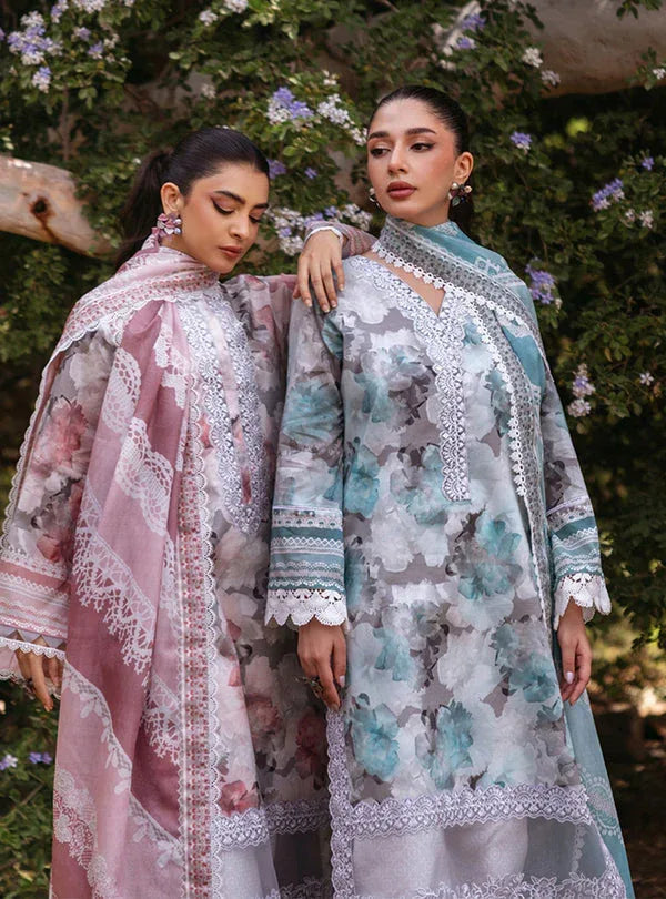 Zainab Chottani | Tahra Lawn 24 | ZINNIA - D 3A - Aqsa Fabrics
