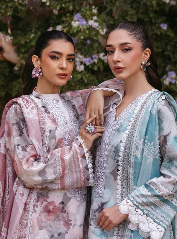 Zainab Chottani | Tahra Lawn 24 | ZINNIA - D 3A - Aqsa Fabrics