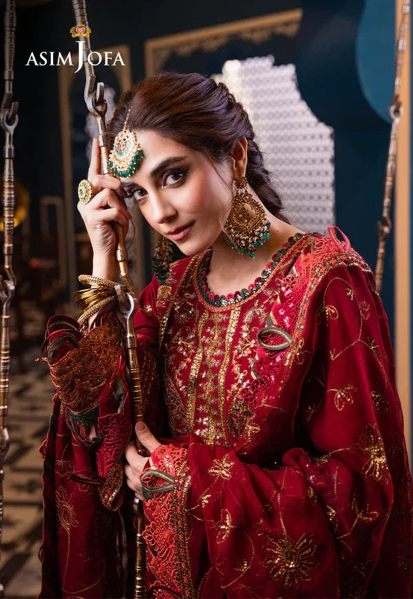 Asim Jofa | Fasana e Ishq Eid Luxury Lawn | AJFI-21 - Aqsa Fabrics