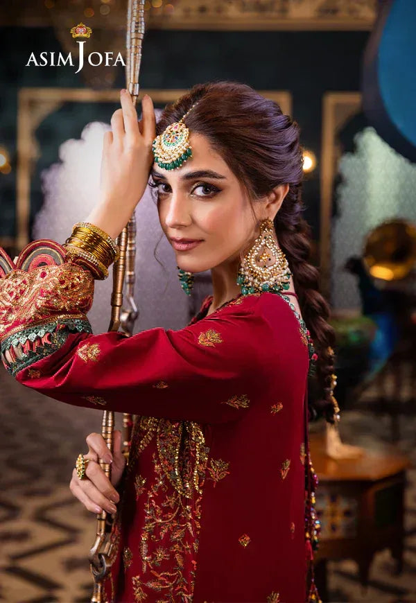 Asim Jofa | Fasana e Ishq Eid Luxury Lawn | AJFI-21 - Aqsa Fabrics