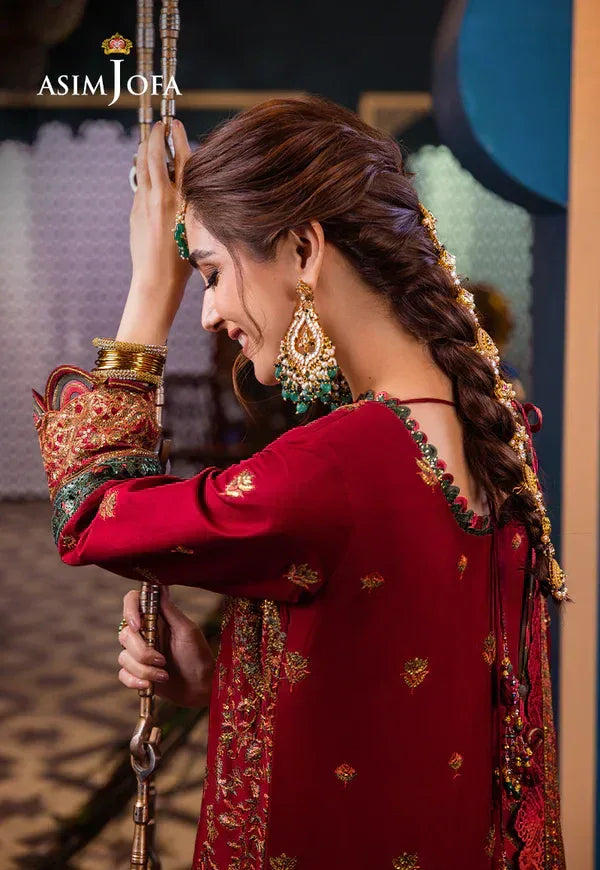Asim Jofa | Fasana e Ishq Eid Luxury Lawn | AJFI-21 - Aqsa Fabrics