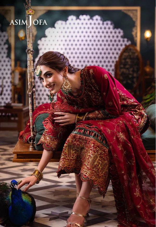 Asim Jofa | Fasana e Ishq Eid Luxury Lawn | AJFI-21 - Aqsa Fabrics