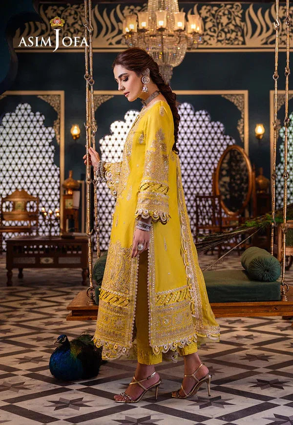 Asim Jofa | Fasana e Ishq Eid Luxury Lawn | AJFI-29 - Aqsa Fabrics