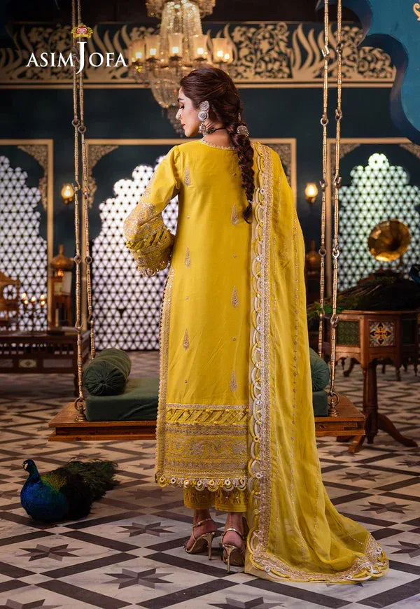 Asim Jofa | Fasana e Ishq Eid Luxury Lawn | AJFI-29 - Aqsa Fabrics
