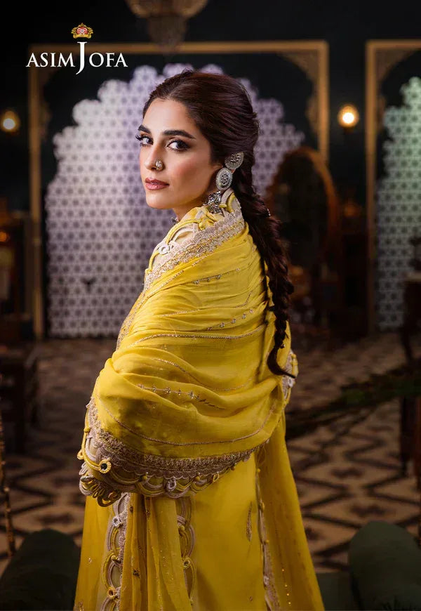 Asim Jofa | Fasana e Ishq Eid Luxury Lawn | AJFI-29 - Aqsa Fabrics