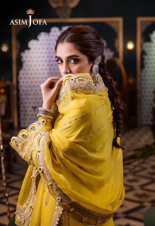 Asim Jofa | Fasana e Ishq Eid Luxury Lawn | AJFI-29 - Aqsa Fabrics