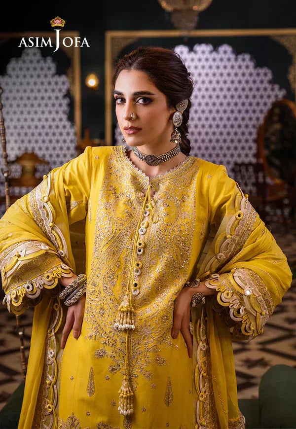 Asim Jofa | Fasana e Ishq Eid Luxury Lawn | AJFI-29 - Aqsa Fabrics