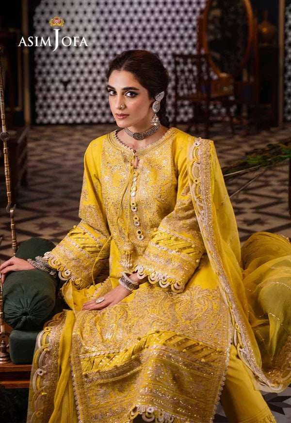 Asim Jofa | Fasana e Ishq Eid Luxury Lawn | AJFI-29 - Aqsa Fabrics