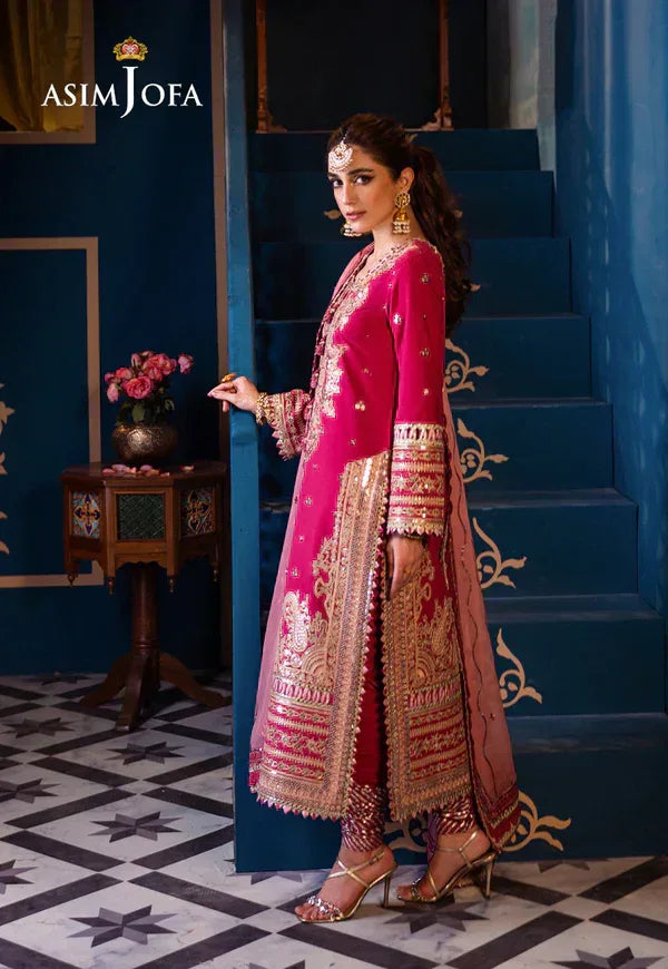 Asim Jofa | Fasana e Ishq Eid Luxury Lawn | AJFI-18 - Aqsa Fabrics