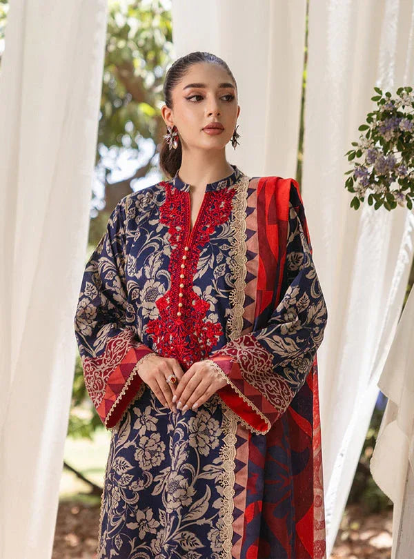 Zainab Chottani | Tahra Lawn 24 | TAMARA - D 7A - Aqsa Fabrics