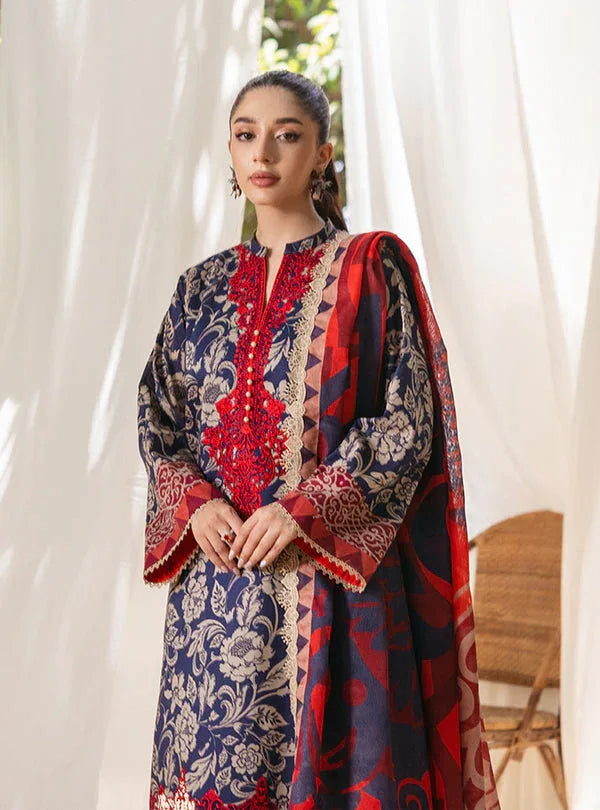 Zainab Chottani | Tahra Lawn 24 | TAMARA - D 7A - Aqsa Fabrics