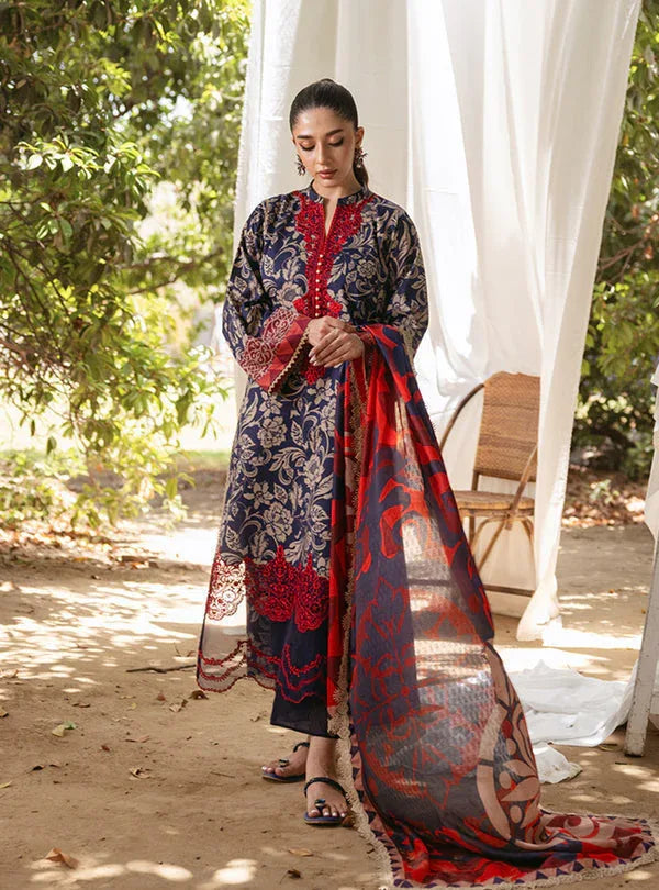 Zainab Chottani | Tahra Lawn 24 | TAMARA - D 7A - Aqsa Fabrics
