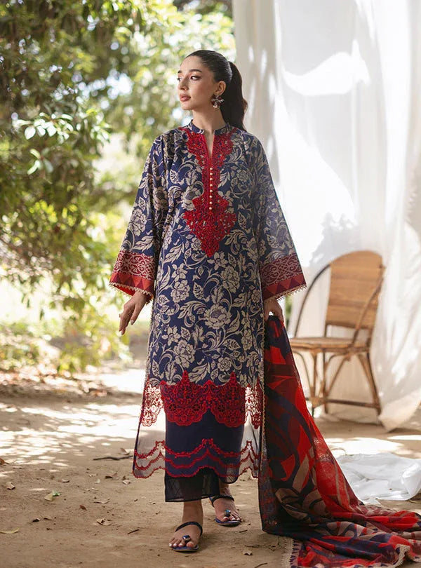 Zainab Chottani | Tahra Lawn 24 | TAMARA - D 7A - Aqsa Fabrics