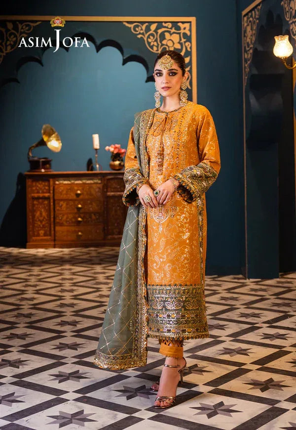 Asim Jofa | Fasana e Ishq Eid Luxury Lawn | AJFI-26 - Aqsa Fabrics