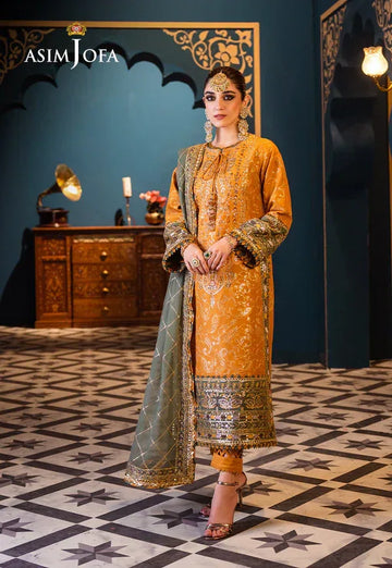Asim Jofa | Fasana e Ishq Eid Luxury Lawn | AJFI-26 - Aqsa Fabrics