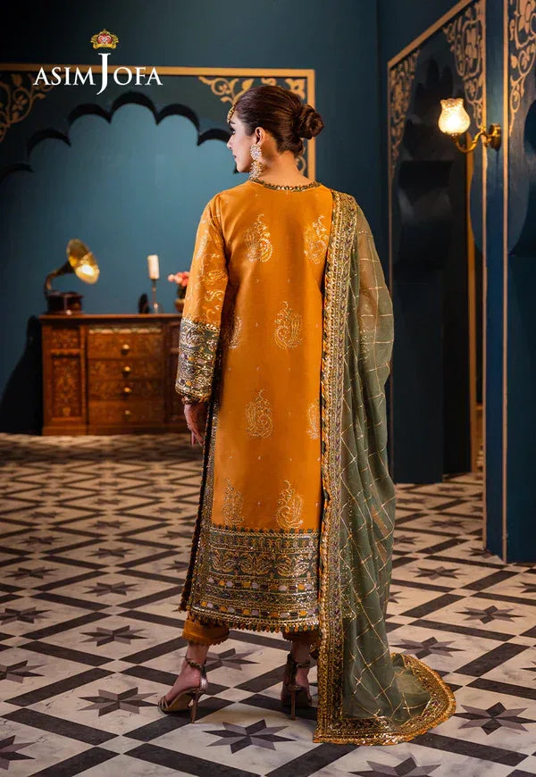 Asim Jofa | Fasana e Ishq Eid Luxury Lawn | AJFI-26 - Aqsa Fabrics