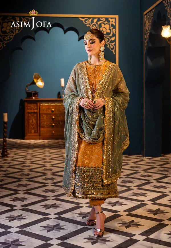 Asim Jofa | Fasana e Ishq Eid Luxury Lawn | AJFI-26 - Aqsa Fabrics