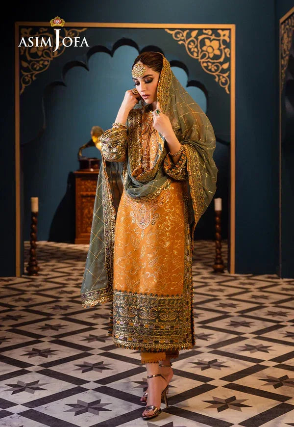 Asim Jofa | Fasana e Ishq Eid Luxury Lawn | AJFI-26 - Aqsa Fabrics