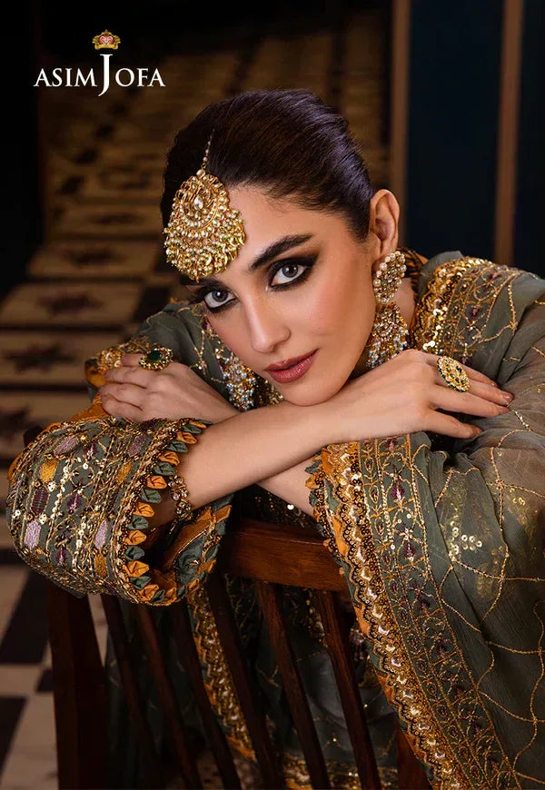 Asim Jofa | Fasana e Ishq Eid Luxury Lawn | AJFI-26 - Aqsa Fabrics