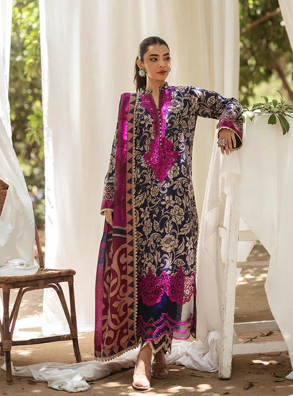 Zainab Chottani | Tahra Lawn 24 | TAMARA - D 7A - Aqsa Fabrics