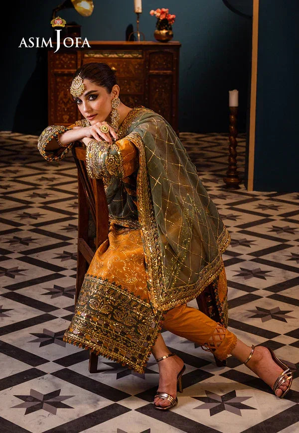 Asim Jofa | Fasana e Ishq Eid Luxury Lawn | AJFI-26 - Aqsa Fabrics