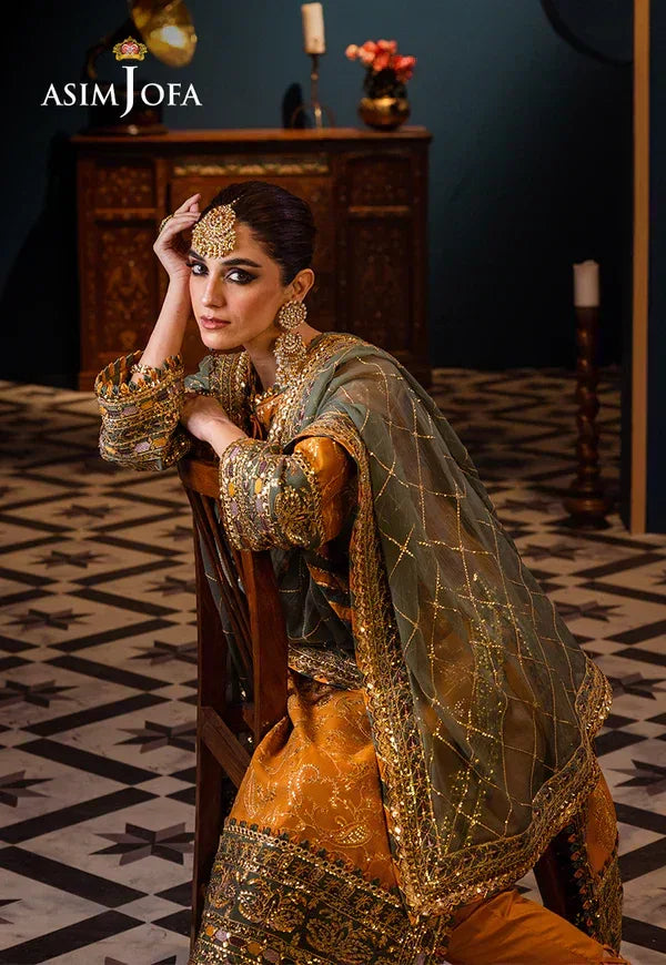 Asim Jofa | Fasana e Ishq Eid Luxury Lawn | AJFI-26 - Aqsa Fabrics