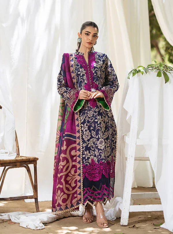 Zainab Chottani | Tahra Lawn 24 | TAMARA - D 7B - Aqsa Fabrics