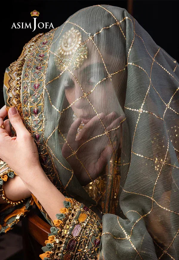 Asim Jofa | Fasana e Ishq Eid Luxury Lawn | AJFI-26 - Aqsa Fabrics