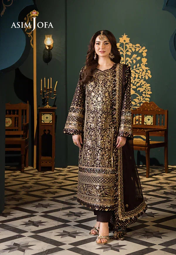 Asim Jofa | Fasana e Ishq Eid Luxury Lawn | AJFI-04 - Aqsa Fabrics