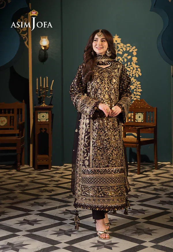 Asim Jofa | Fasana e Ishq Eid Luxury Lawn | AJFI-04 - Aqsa Fabrics