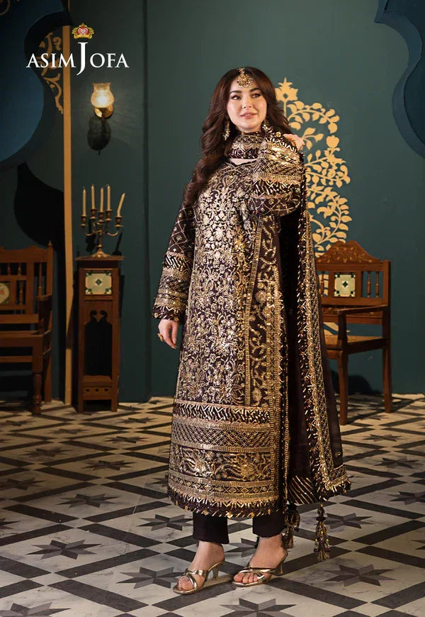 Asim Jofa | Fasana e Ishq Eid Luxury Lawn | AJFI-04 - Aqsa Fabrics