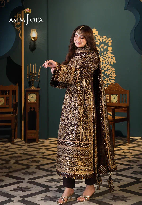 Asim Jofa | Fasana e Ishq Eid Luxury Lawn | AJFI-04 - Aqsa Fabrics