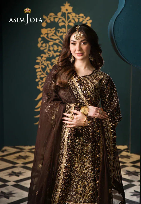 Asim Jofa | Fasana e Ishq Eid Luxury Lawn | AJFI-04 - Aqsa Fabrics