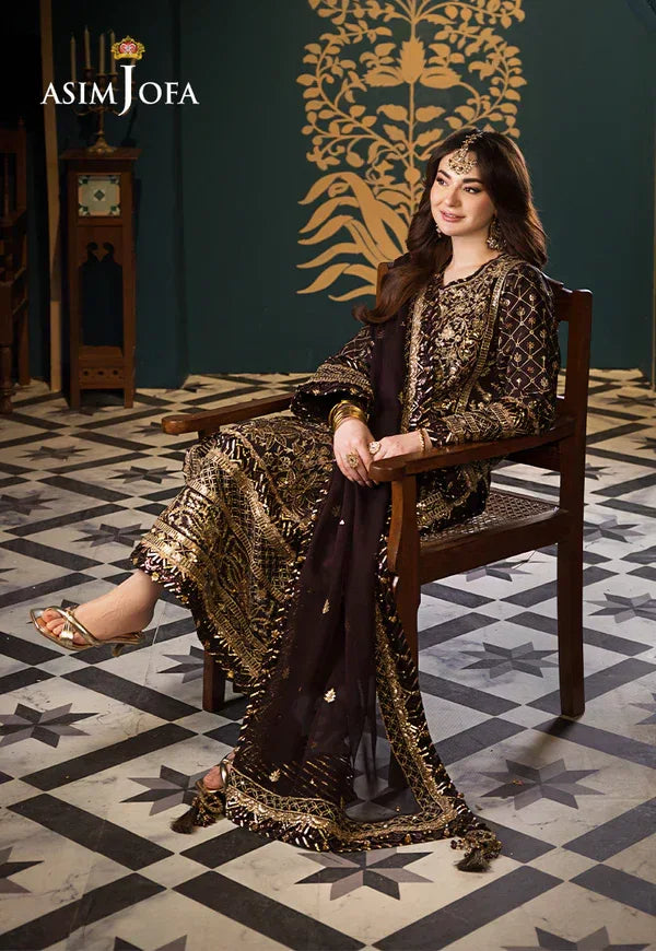 Asim Jofa | Fasana e Ishq Eid Luxury Lawn | AJFI-04 - Aqsa Fabrics