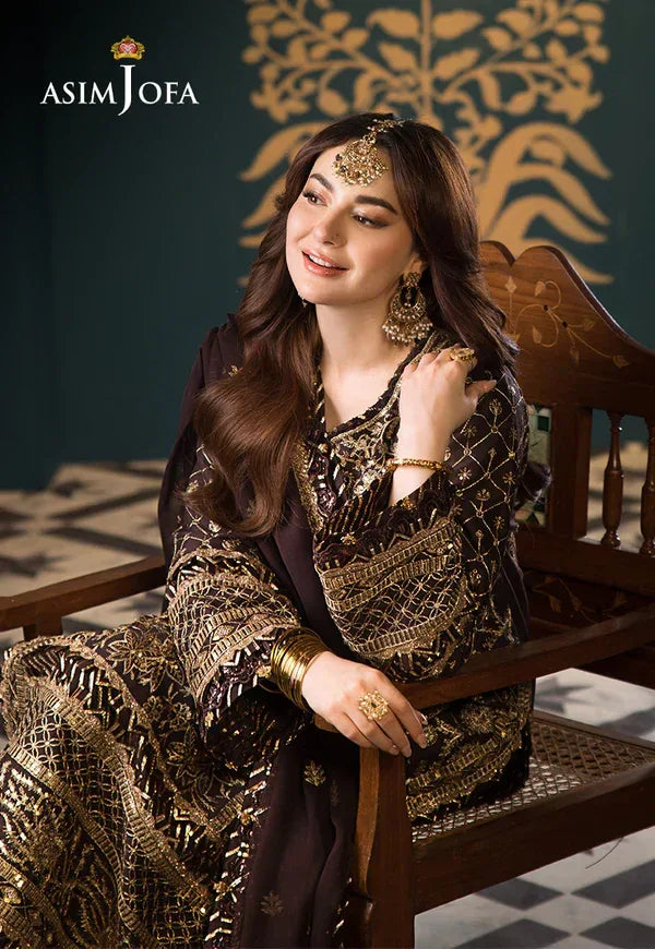 Asim Jofa | Fasana e Ishq Eid Luxury Lawn | AJFI-04 - Aqsa Fabrics