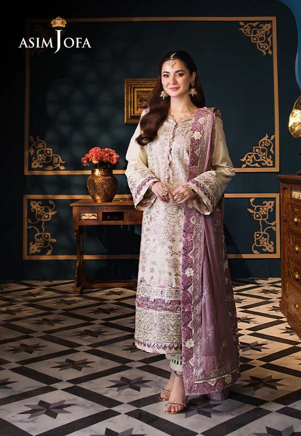 Asim Jofa | Fasana e Ishq Eid Luxury Lawn | AJFI-15 - Aqsa Fabrics