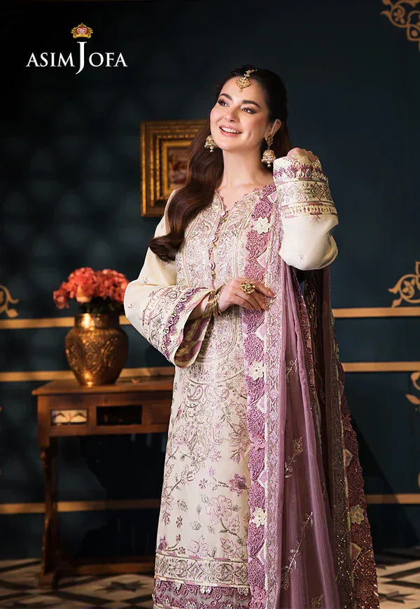 Asim Jofa | Fasana e Ishq Eid Luxury Lawn | AJFI-15 - Aqsa Fabrics