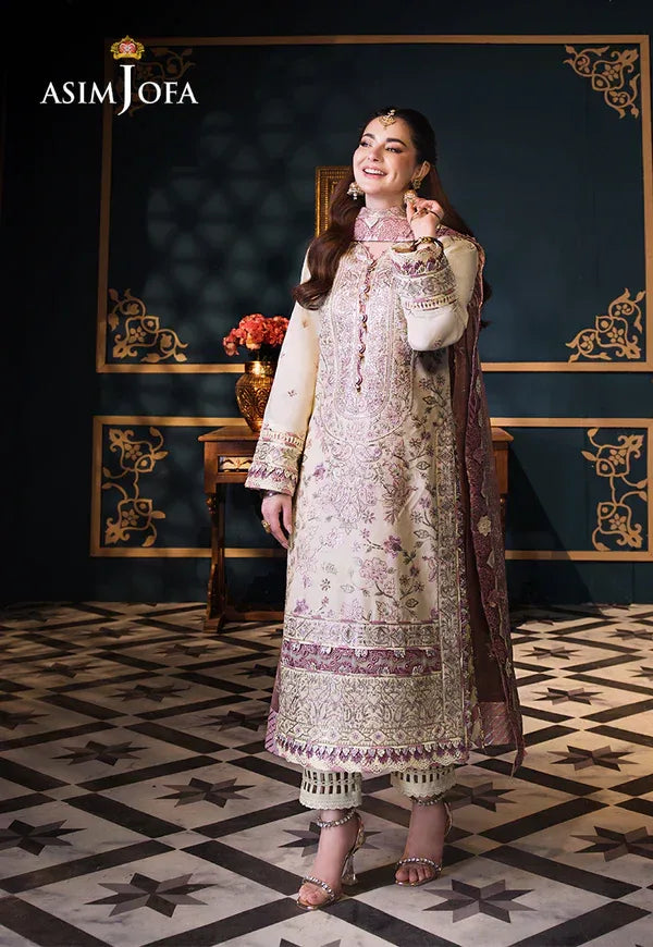 Asim Jofa | Fasana e Ishq Eid Luxury Lawn | AJFI-15 - Aqsa Fabrics