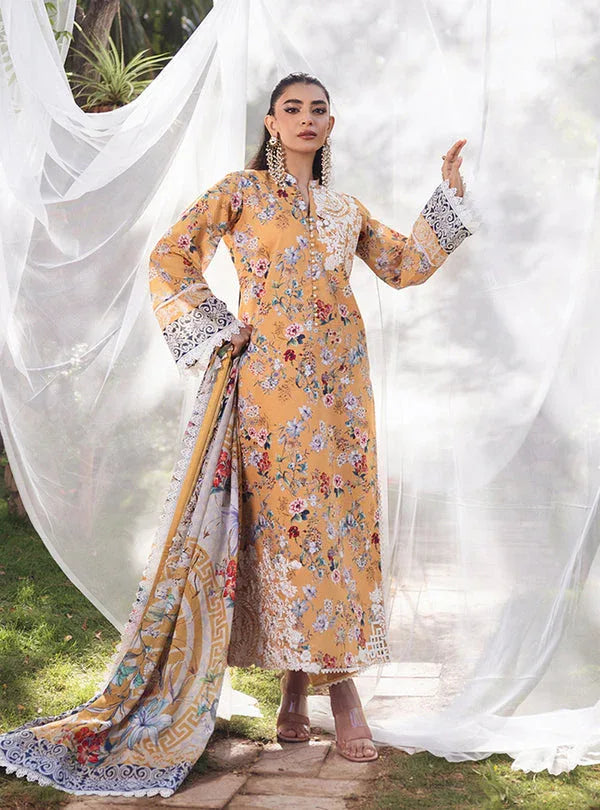 Zainab Chottani | Tahra Lawn 24 | BEEHA - D 2A - Aqsa Fabrics