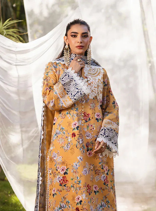 Zainab Chottani | Tahra Lawn 24 | BEEHA - D 2A - Aqsa Fabrics