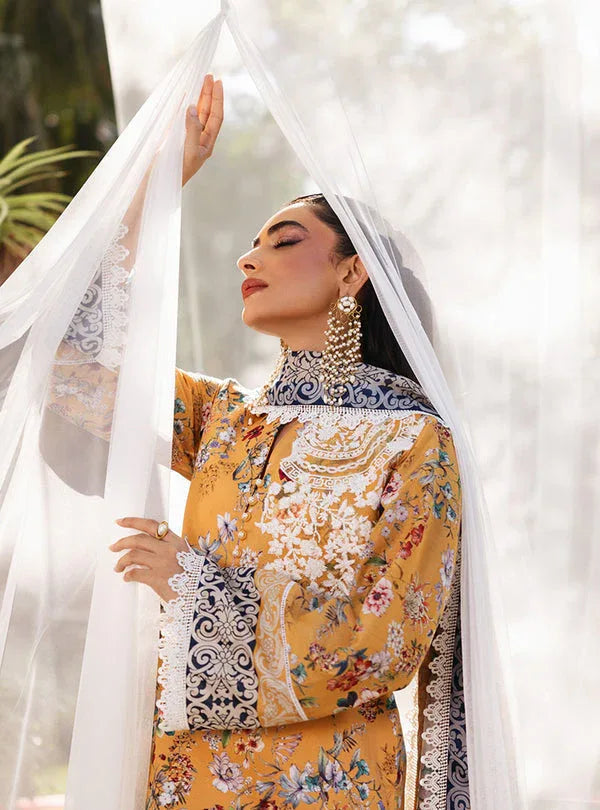 Zainab Chottani | Tahra Lawn 24 | BEEHA - D 2A - Aqsa Fabrics