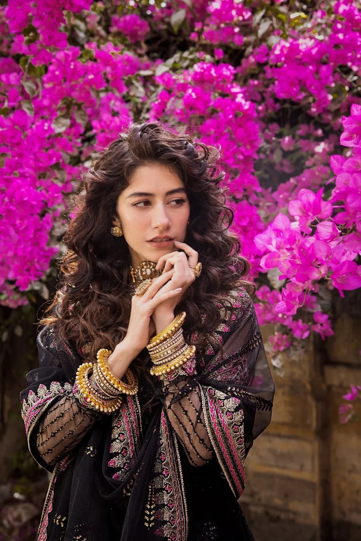 Erum Khan | Umaima Eid Edit | MAHJABEEN - Aqsa Fabrics