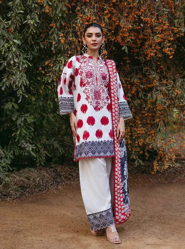 Zainab Chottani | Tahra Lawn 24 | FREYA - D 10A - Aqsa Fabrics