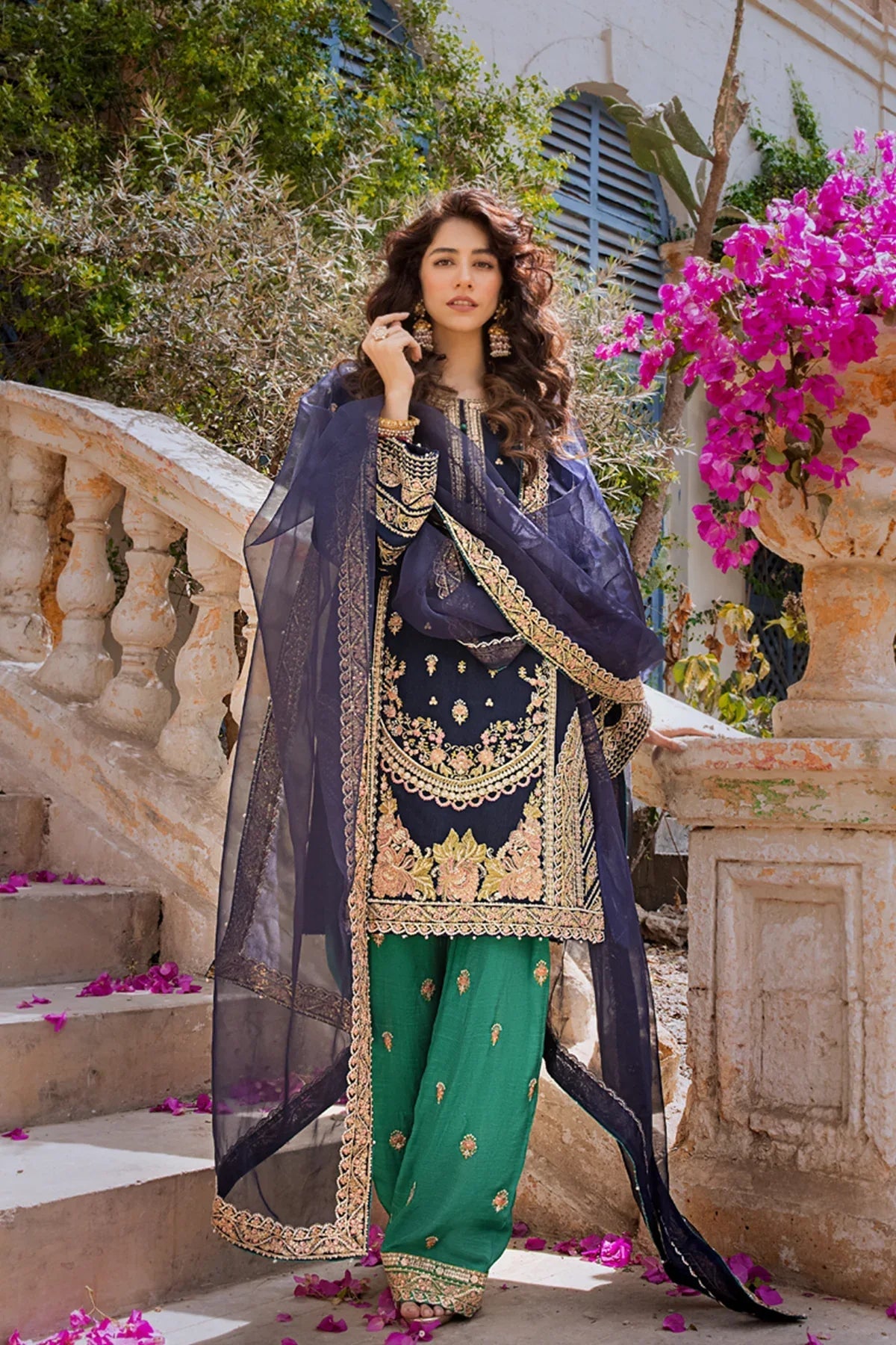 Erum Khan | Umaima Eid Edit | ANABIA - Aqsa Fabrics