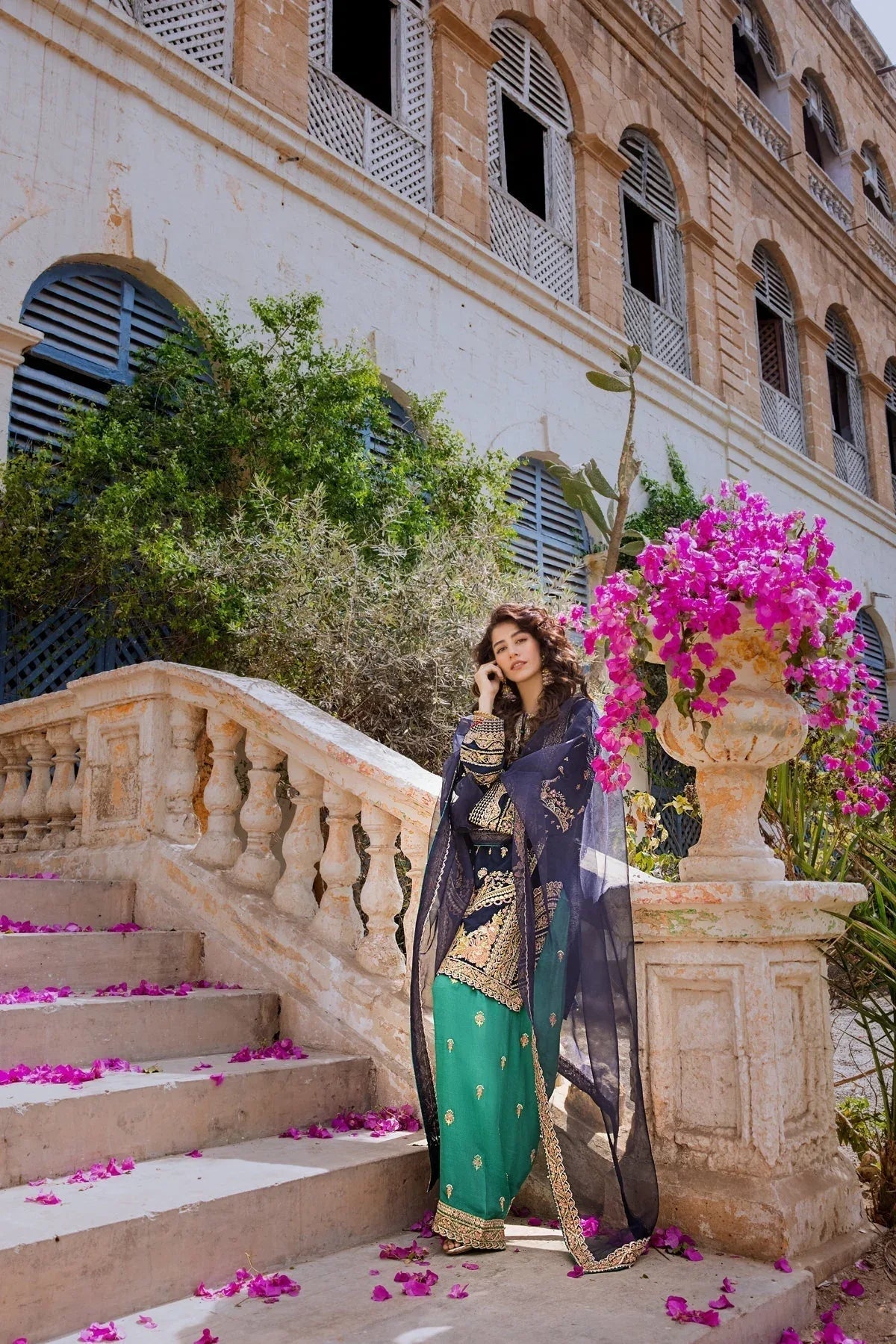 Erum Khan | Umaima Eid Edit | ANABIA - Aqsa Fabrics