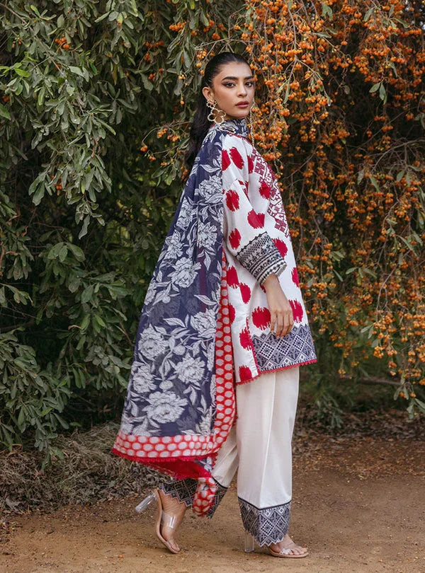 Zainab Chottani | Tahra Lawn 24 | FREYA - D 10A - Aqsa Fabrics