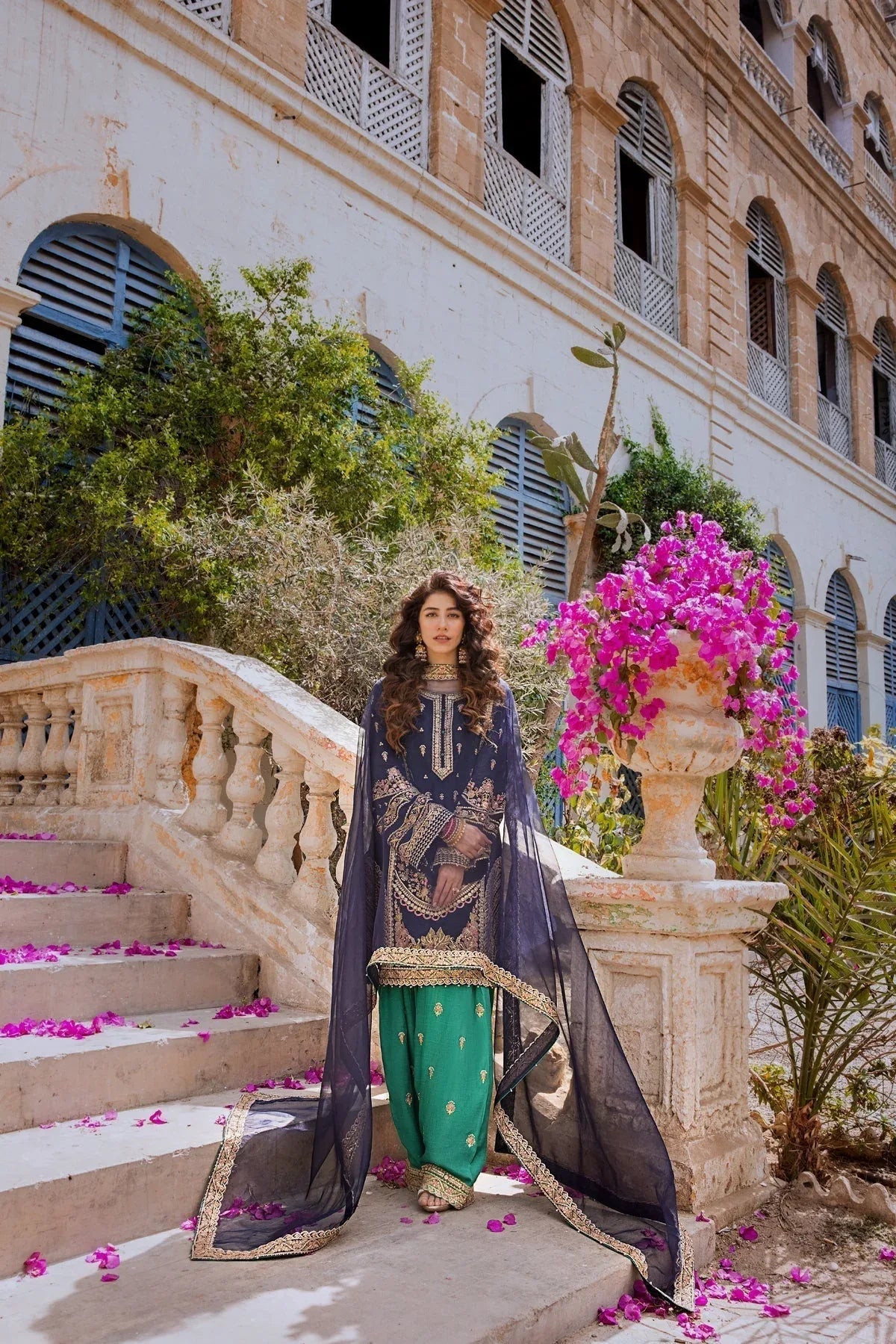 Erum Khan | Umaima Eid Edit | ANABIA - Aqsa Fabrics