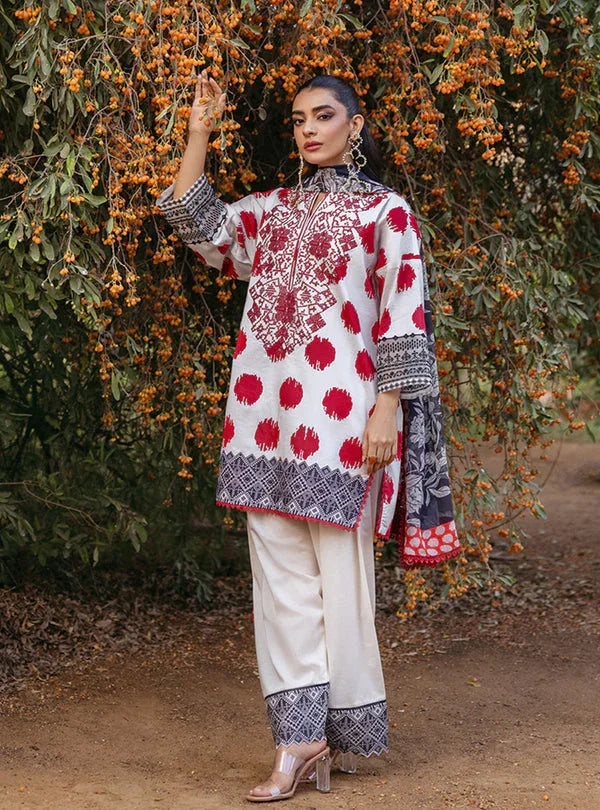 Zainab Chottani | Tahra Lawn 24 | FREYA - D 10A - Aqsa Fabrics