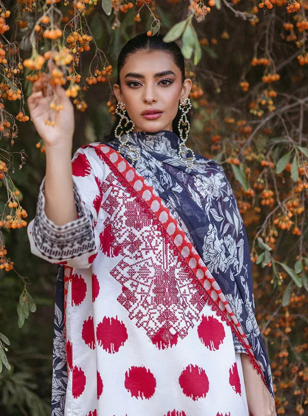 Zainab Chottani | Tahra Lawn 24 | FREYA - D 10A - Aqsa Fabrics